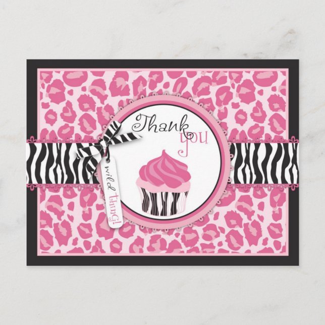 Wild Cupcake CP TY Postcard (Front)