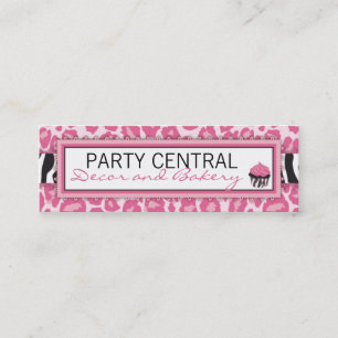 Wild Cupcake Skinny Business Card