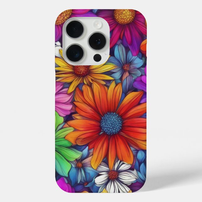 Wild Daisies #4 - iPhone 15 Pro Cases (Back)