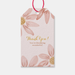 Wild Daisy Boho 1st Birthday Party Favour Tags