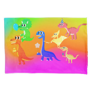 wild dinosaurs pillowcase