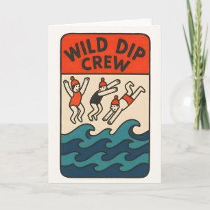 Wild Dip Crew – Sea Swimming Friends Design Card