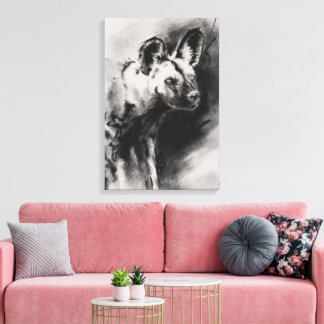 Wild Dog Canvas Print