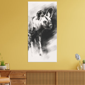Wild Dog Canvas Print