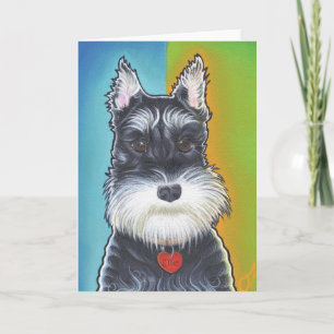 Wild Dog  Schnauzer Card