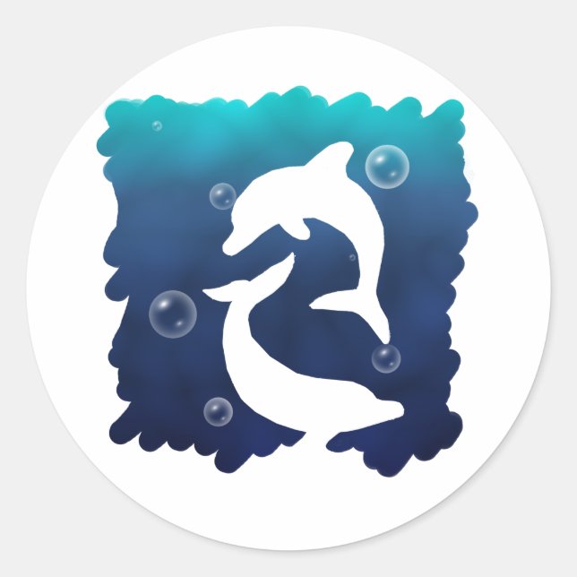 Wild Dolpin Sticker (Front)