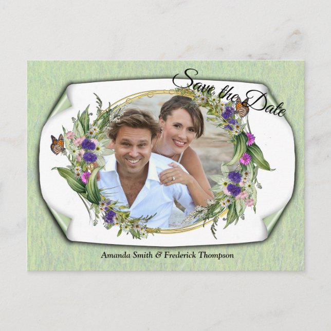 Wild Eco-friendly Spring Flowers Announcement Post (Front)