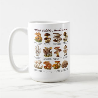 Wild Edible Mushrooms T-Shirt Coffee Mug