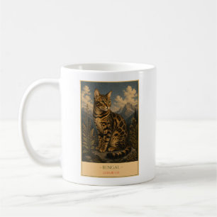 Wild Elegance: Bengal Cat Coffee Mug