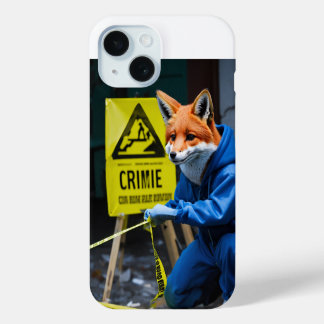 Wild Elegance: Fox iPhone 15 Cover
