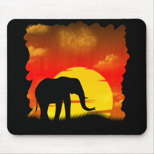 Wild Elephant Mousepad