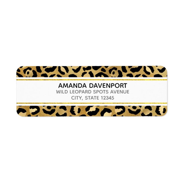 Wild & Exotic Leopard Print Pattern (Front)