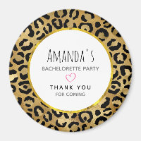 Wild & Exotic Leopard Print Pattern Bachelorette