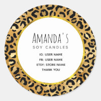 Wild & Exotic Leopard Print Pattern Business