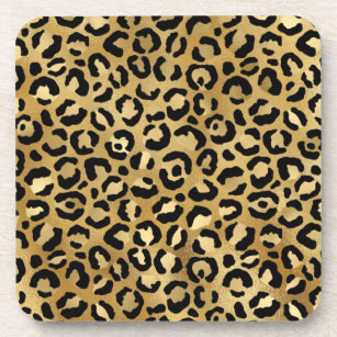 Wild & Exotic Leopard Print Pattern Coaster
