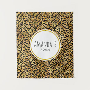 Wild & Exotic Leopard Print Pattern Tapestry