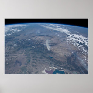 Wild Fires In The Western And Southwestern Us. Poster