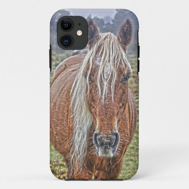 Wild Flaxen Maned New Forest Pony - England Case-Mate iPhone Case (Back)