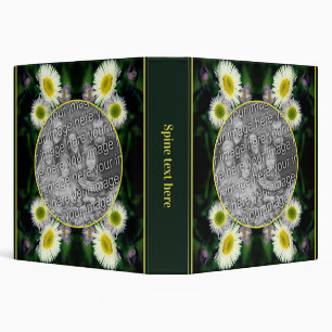 Wild Fleabane Daisy Flower Add Your Own Photo Binder