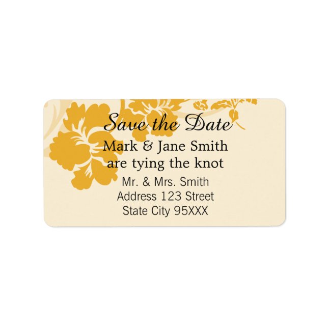Wild Floral Label (Front)