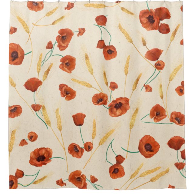 Wild floral: light background pattern. (Front)