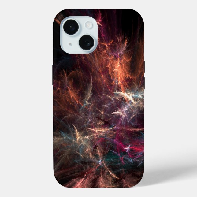 Wild Flower Abstract Digital Art Case-Mate iPhone Case (Back)