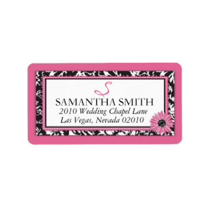 Wild Flower Address Label