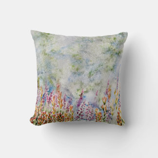 Wild Flower Beauty Throw Pillow