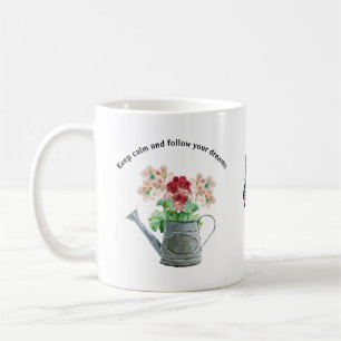 Wild flower blooming garden coffee mug