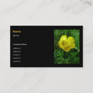 Wild flower - buttercup business card