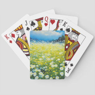 Wild Flower Field Playing Cards