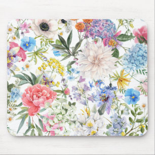 Wild flower garden  mouse pad
