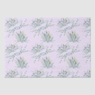 Wild Flower Herbal Lavender Pastel Tissue Paper