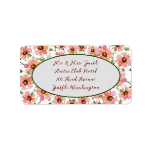 Wild Flower Label