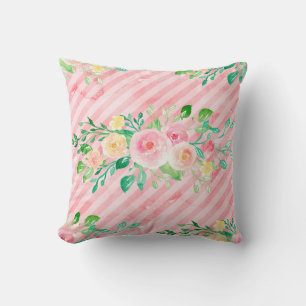 Wild Flower Meadow Throw Pillow