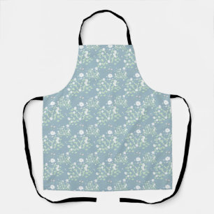 Wild flower pattern apron