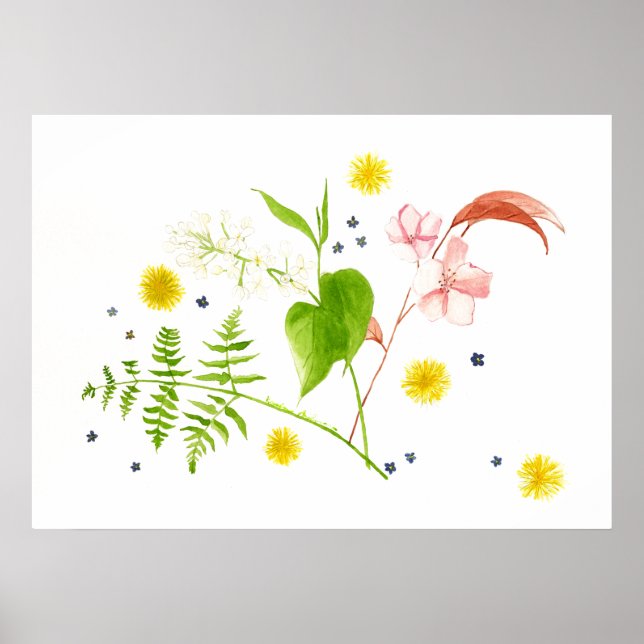 wild flower poster (Front)
