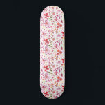 Wild Flower Watercolor Skateboard<br><div class="desc">Bright and happy watercolor wildflower and leaves painting of a wildly overgrown garden. Perfect for gardeners, nature lovers and florists.</div>