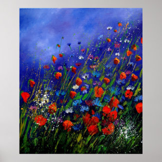 wild flowers 787 poster