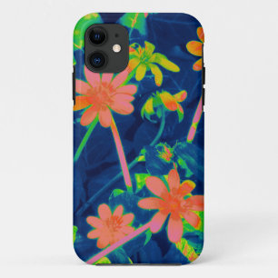 Wild Flowers Abstract iPhone 11 Case