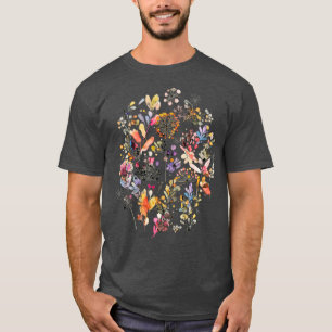 Wild Flowers and Plants Watercolor Wild Nature Bot T-Shirt