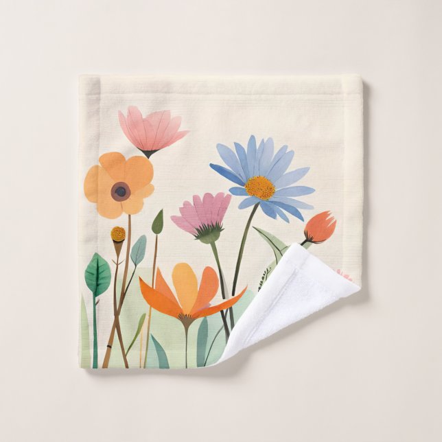 Wild Flowers Caress  (Gant de toilette)