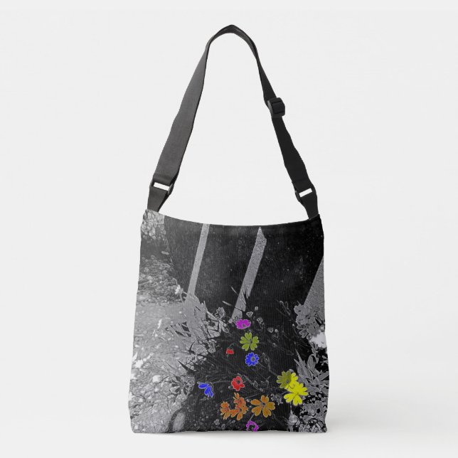 wild flowers crossbody bag (Front)