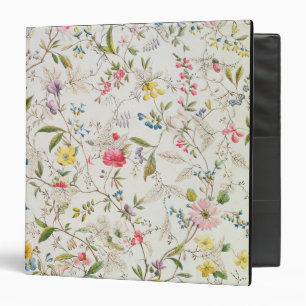 Wild flowers design for silk material, c.1790 (w/c binder