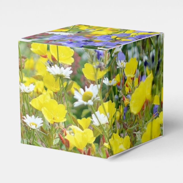 Wild Flowers Favor Box (Front Side)