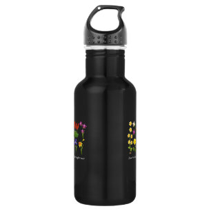 Wild Flowers Floral women and girls 532 Ml Water Bottle