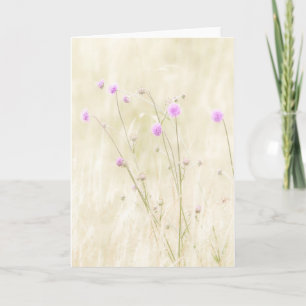 Wild Flowers Greeting Card