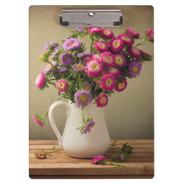 Wild Flowers in a Vase Clip Board (Front)