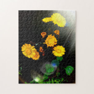 Wild flowers in the sunshine jigsaw puzzle