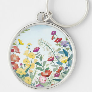 Wild Flowers Keychain
